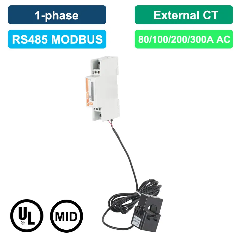ADL200N-CT MID UL Single-phase DIN Rail Energy Meter - Acrel Electric