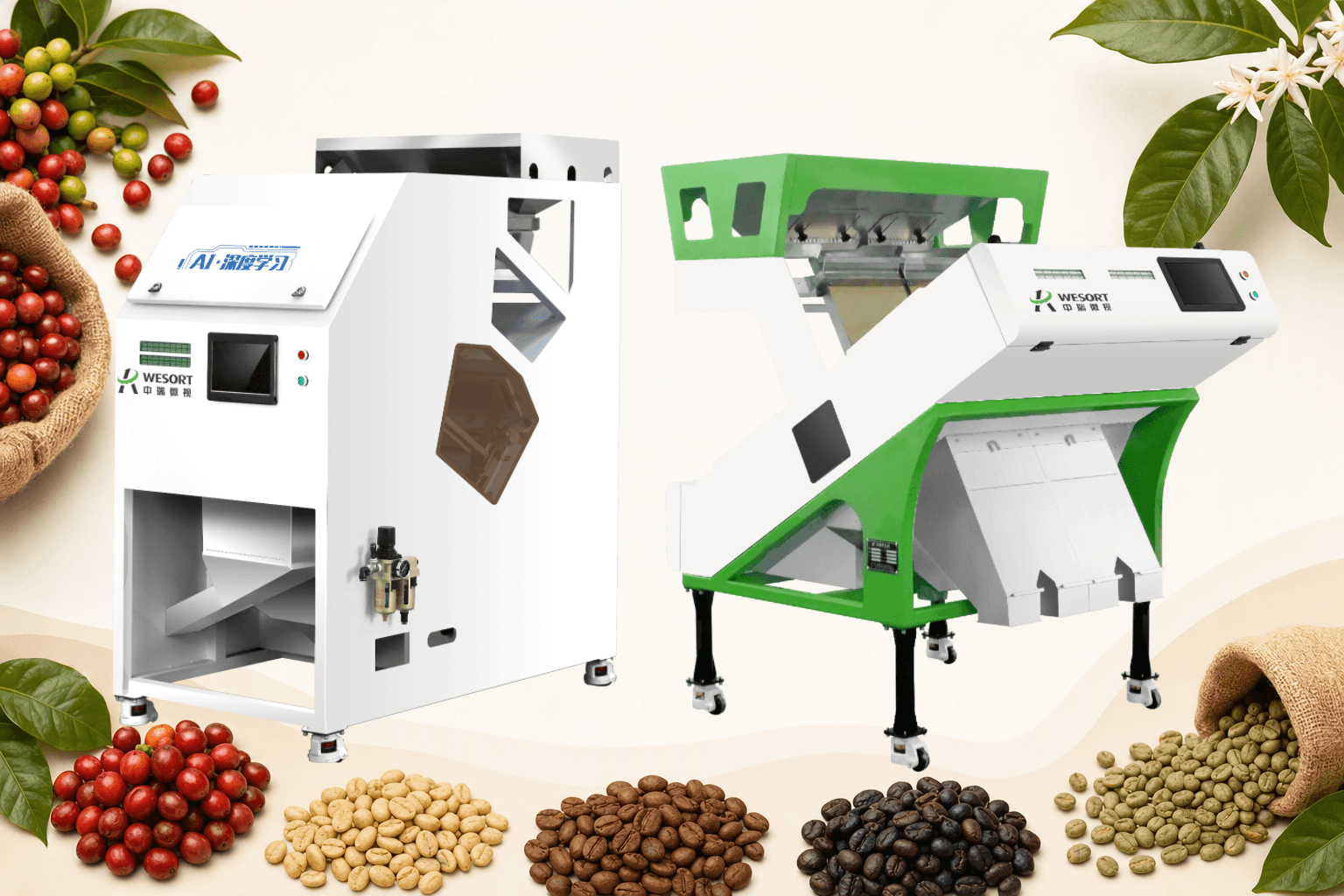 Cara Mengotomatiskan Penyortiran Biji Kopi dengan Teknologi AI Color Sorter
