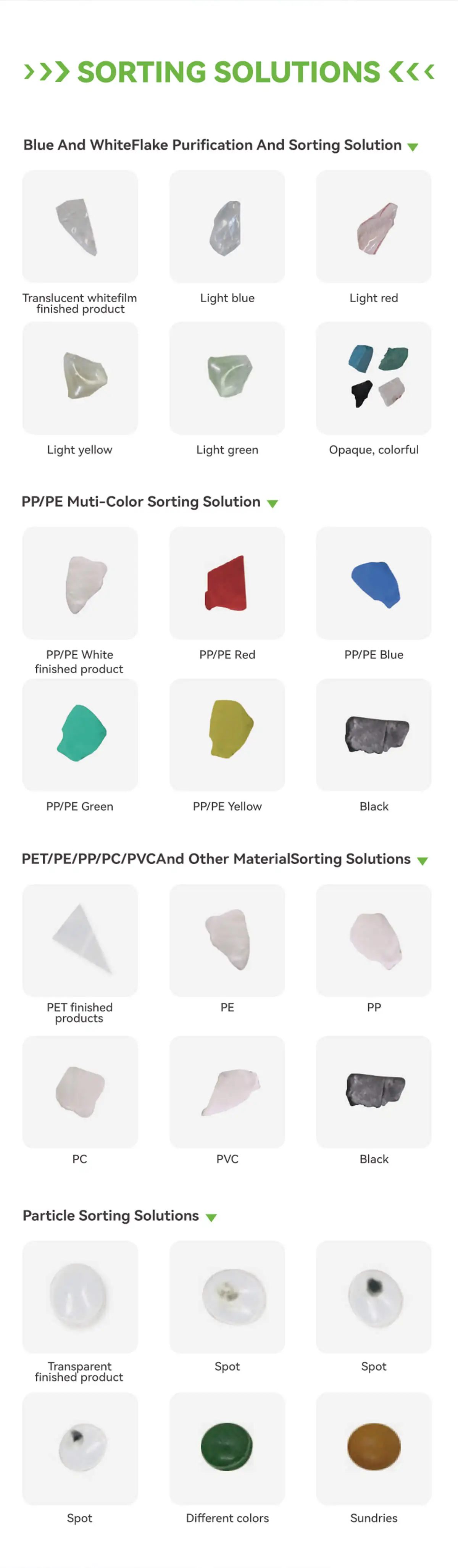 Plastic Different Color Sorting Machine-WESORT