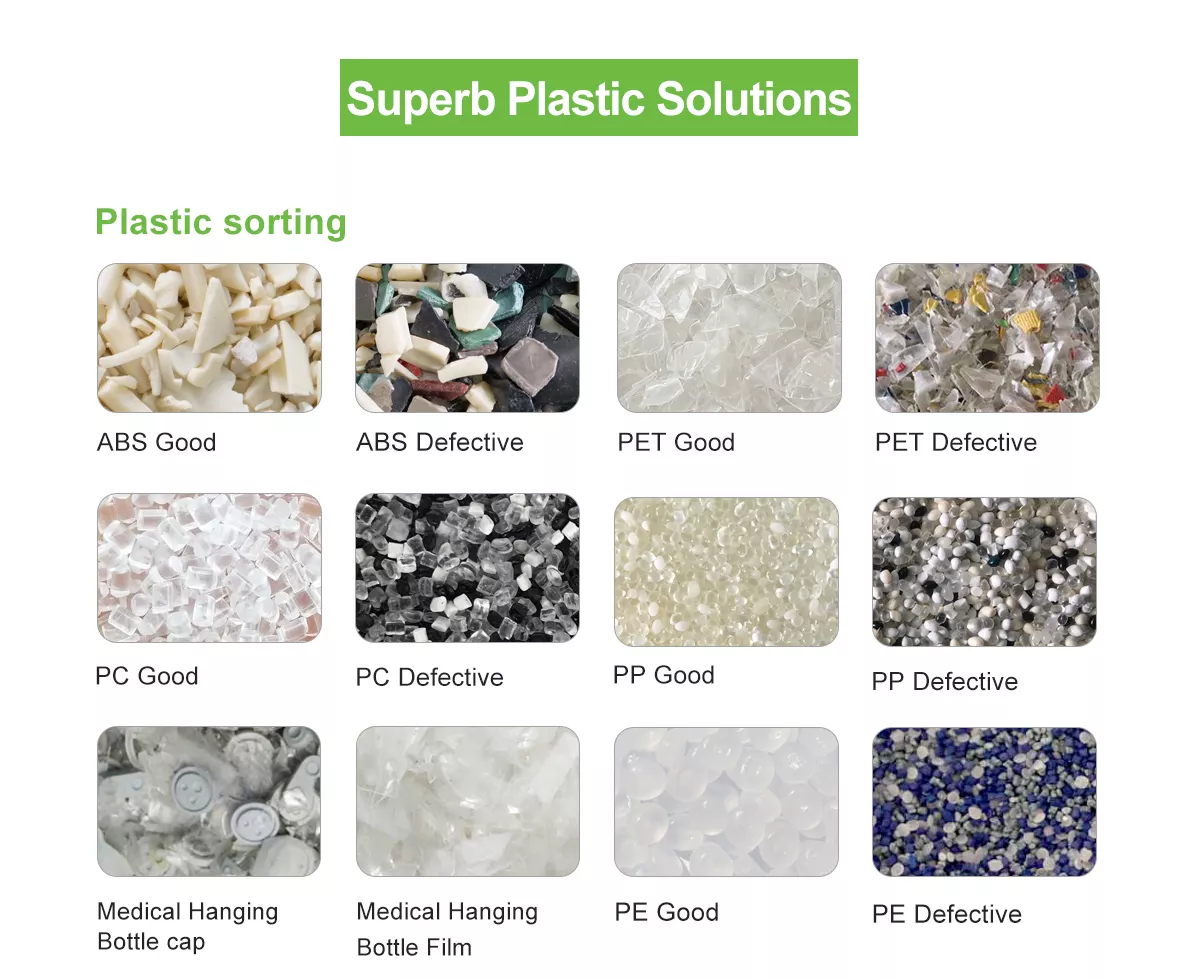 Plastic Different Color Sorting Machine Wesort Optoelectronic