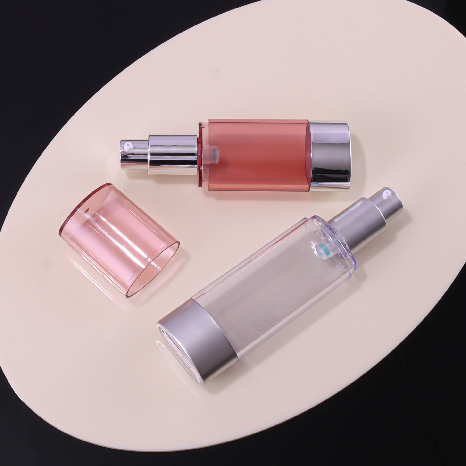 30ML, 50ML Oval Eye Cream Bottle cosmetics sunscreen cream airless