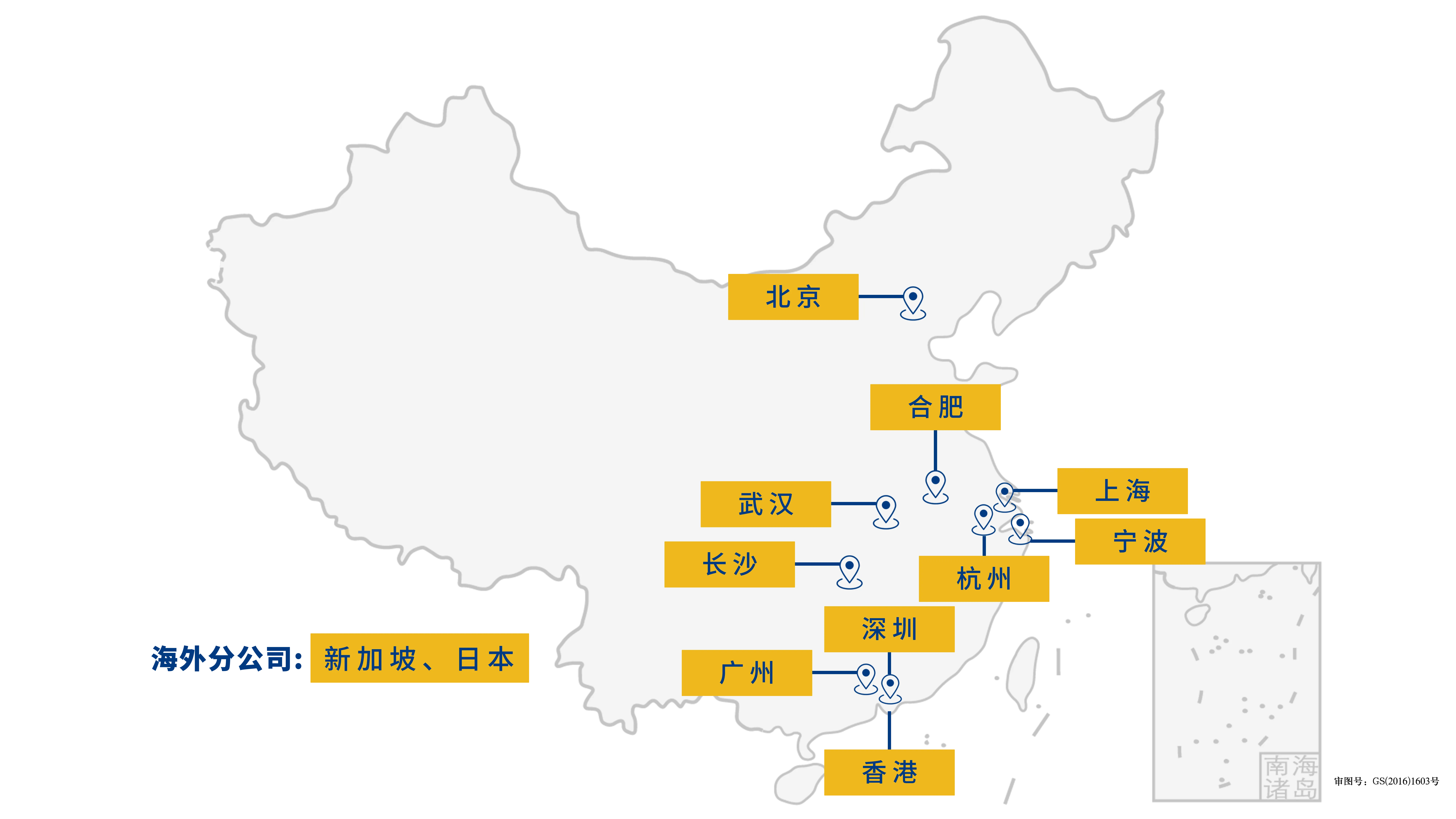 天擎天拓集团分布地图