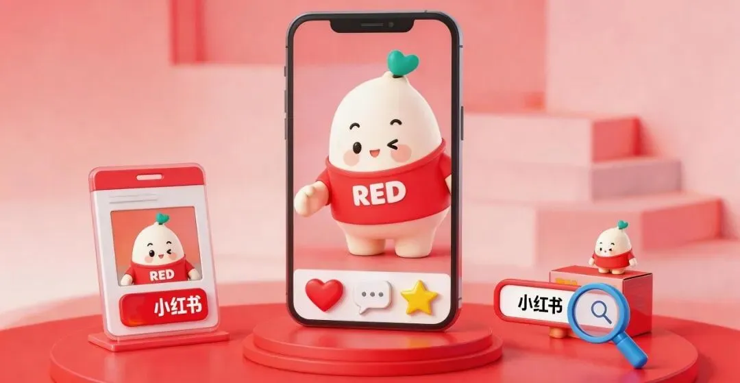 小红书logo