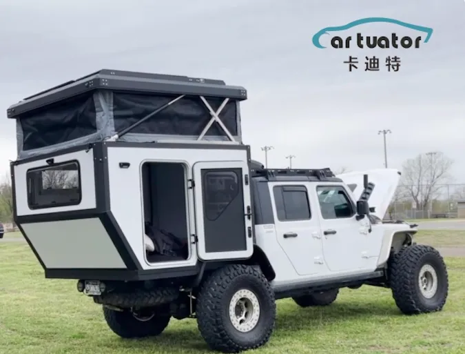 The test of the CARTUATOR Electric Roof Lift System by