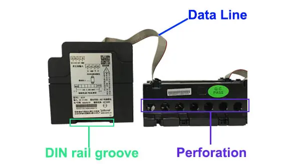 Installation display of AGF-MxxT DC Multi-circuits&nbsp;Monitoring Device
