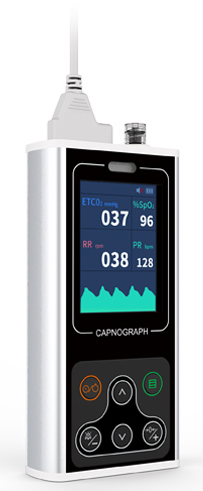 Tco2 Syntec Monitoring CONTEC Sidestream ETCO2 Monitor with Blood Oxygen Probe - Capnograph ...