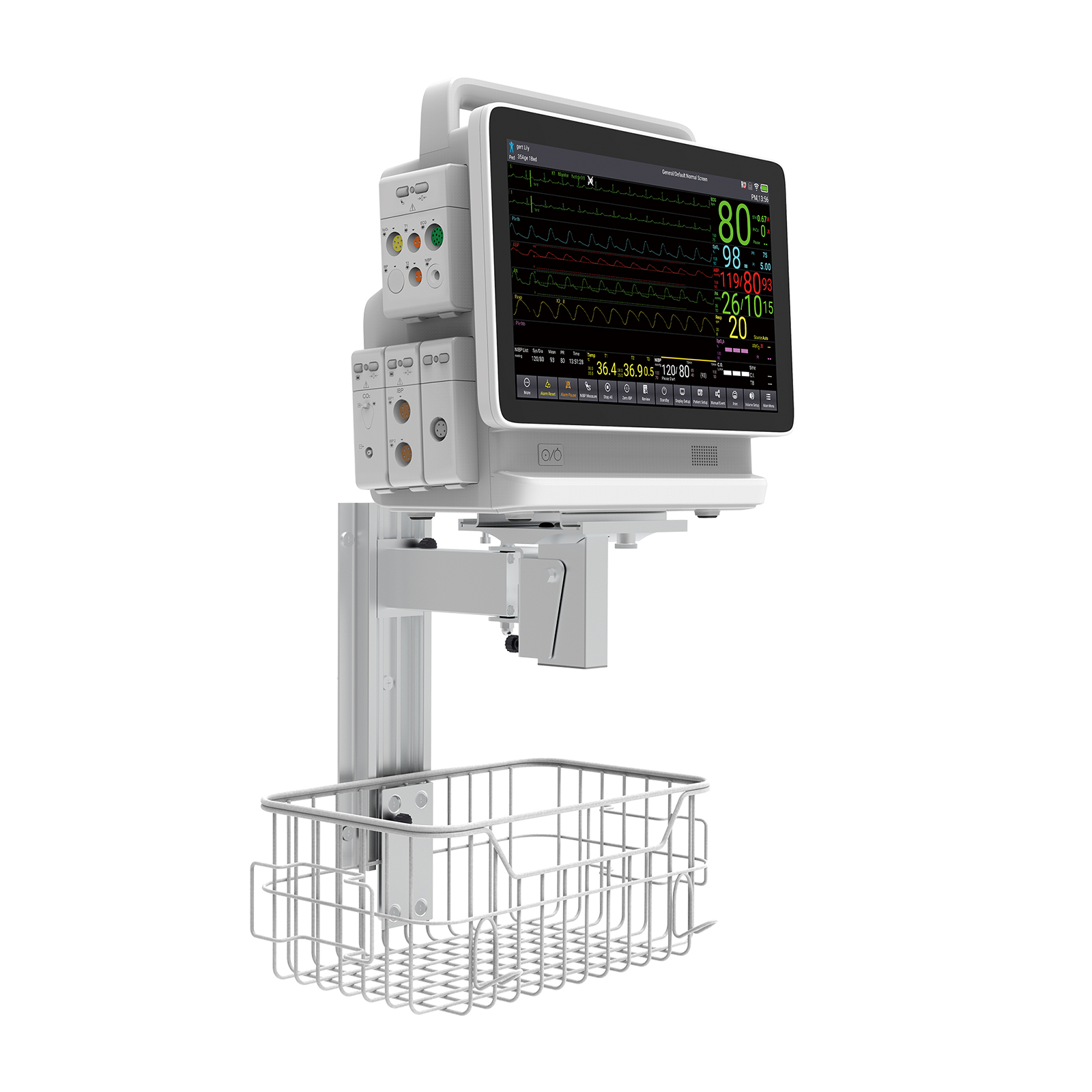 CONTEC Hospital Patient Monitor Vertical Support Wall Bracket Stand
