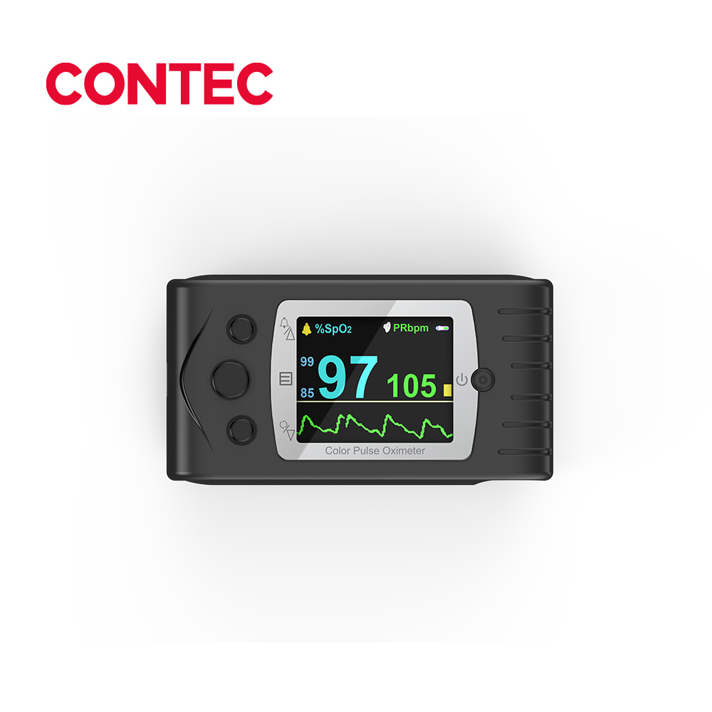 CONTEC CMS60C Handheld Color LCD Rechargeable Battery Pulse Oximeter