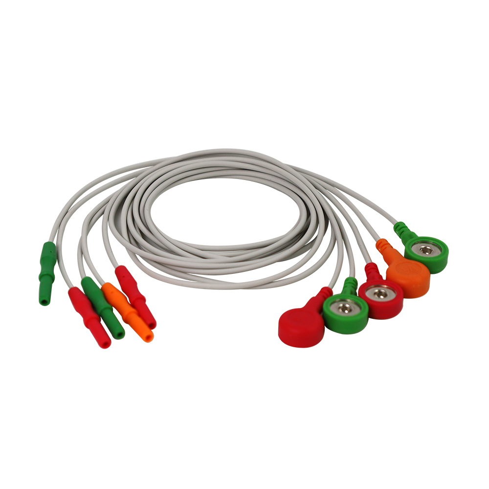 CONTEC para ecg holter 5 cabos ecg de 12 fios