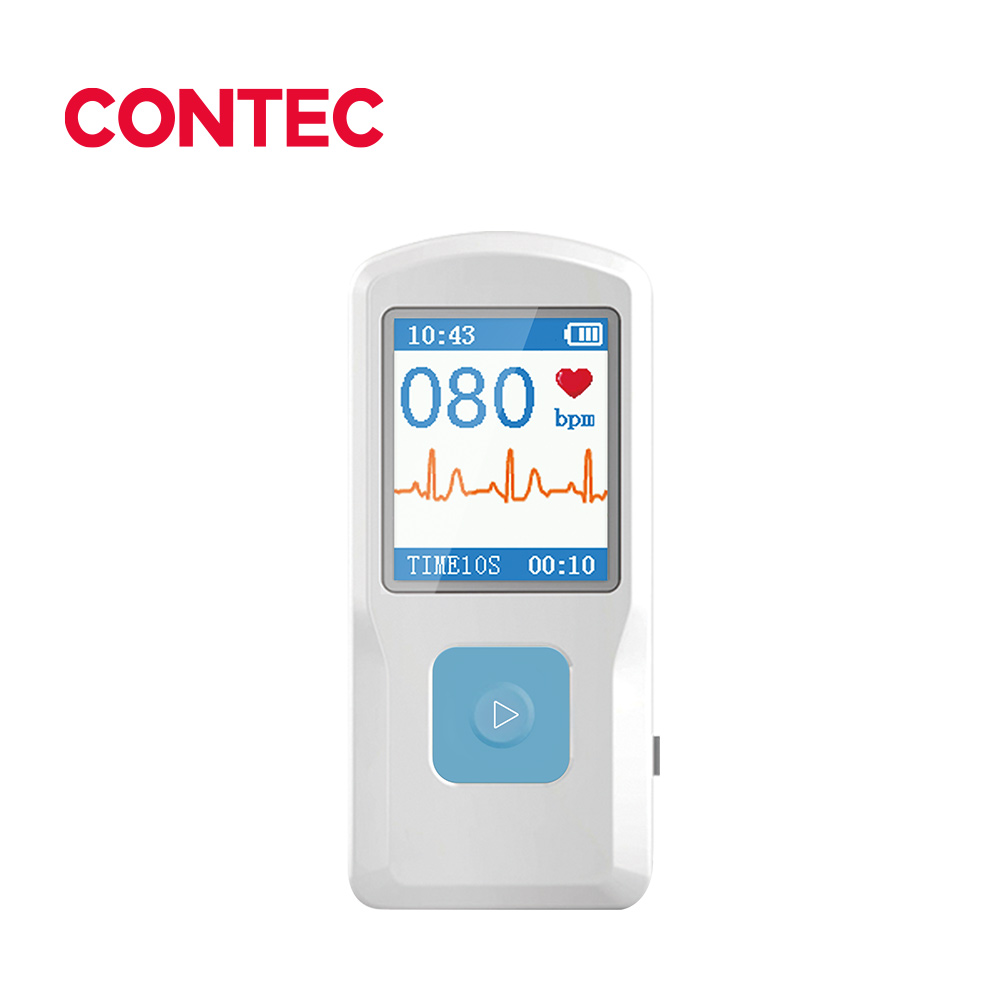 CONTEC CE PM10 Portable Bluetooth Heart Beat ECG Monitor Android/IOS ...