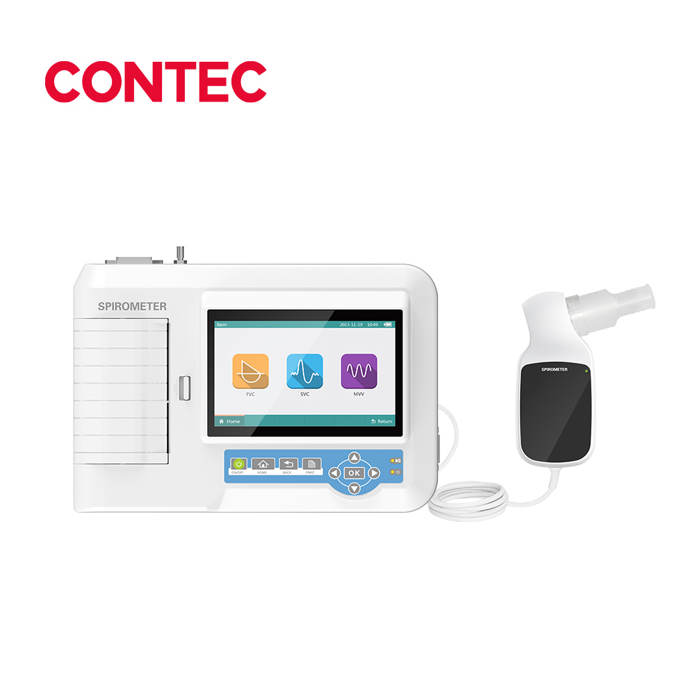 CONTEC Portable Desktop Spirometer with Printer SP100 HighQuality