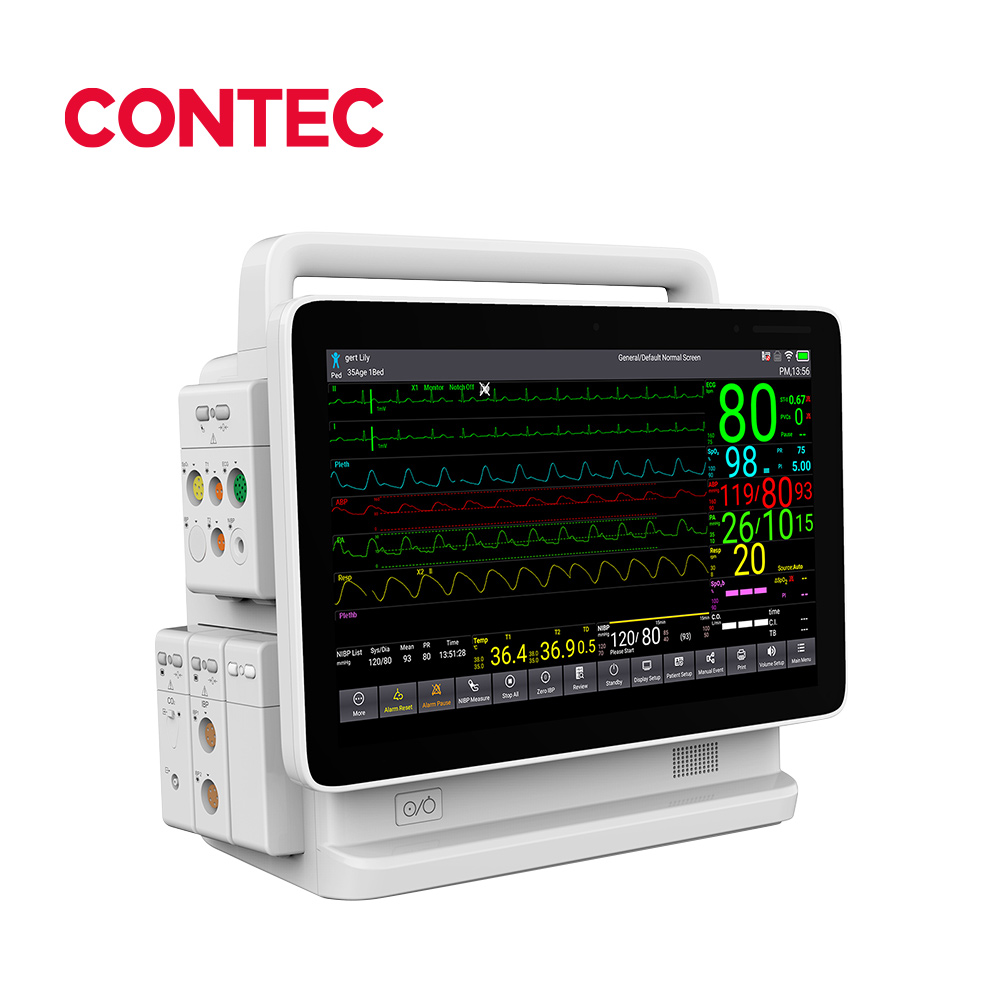 CONTEC TS13 Medical Hospital Multi-parameter Modular Patient Monitor HD ...