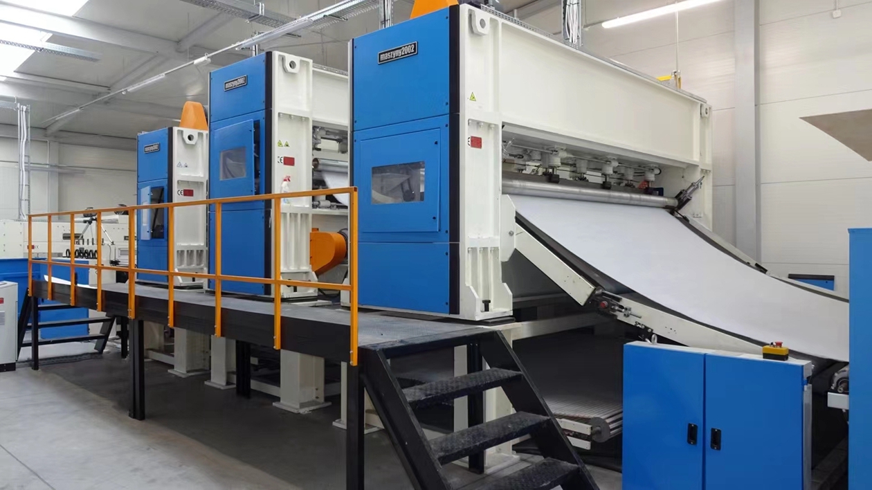 Shoe Material Needle Punching Production Line Sail Nonwoven Machinery