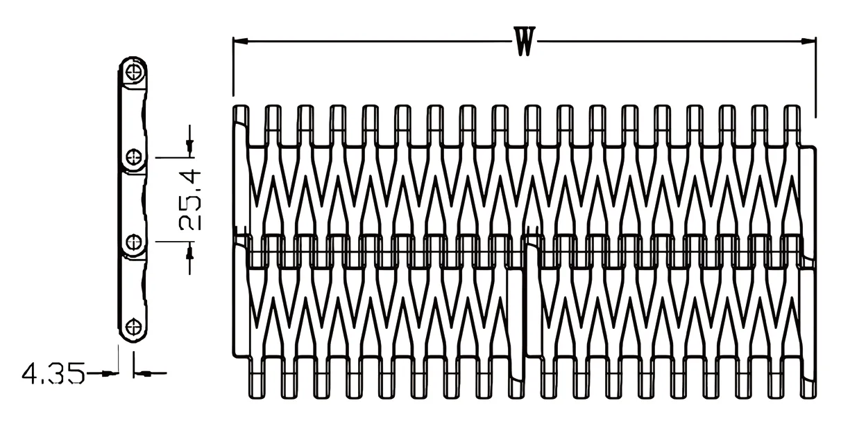 Cinturones modulares de plástico-CY-254013A planos -Y Top-Drawings.jpg