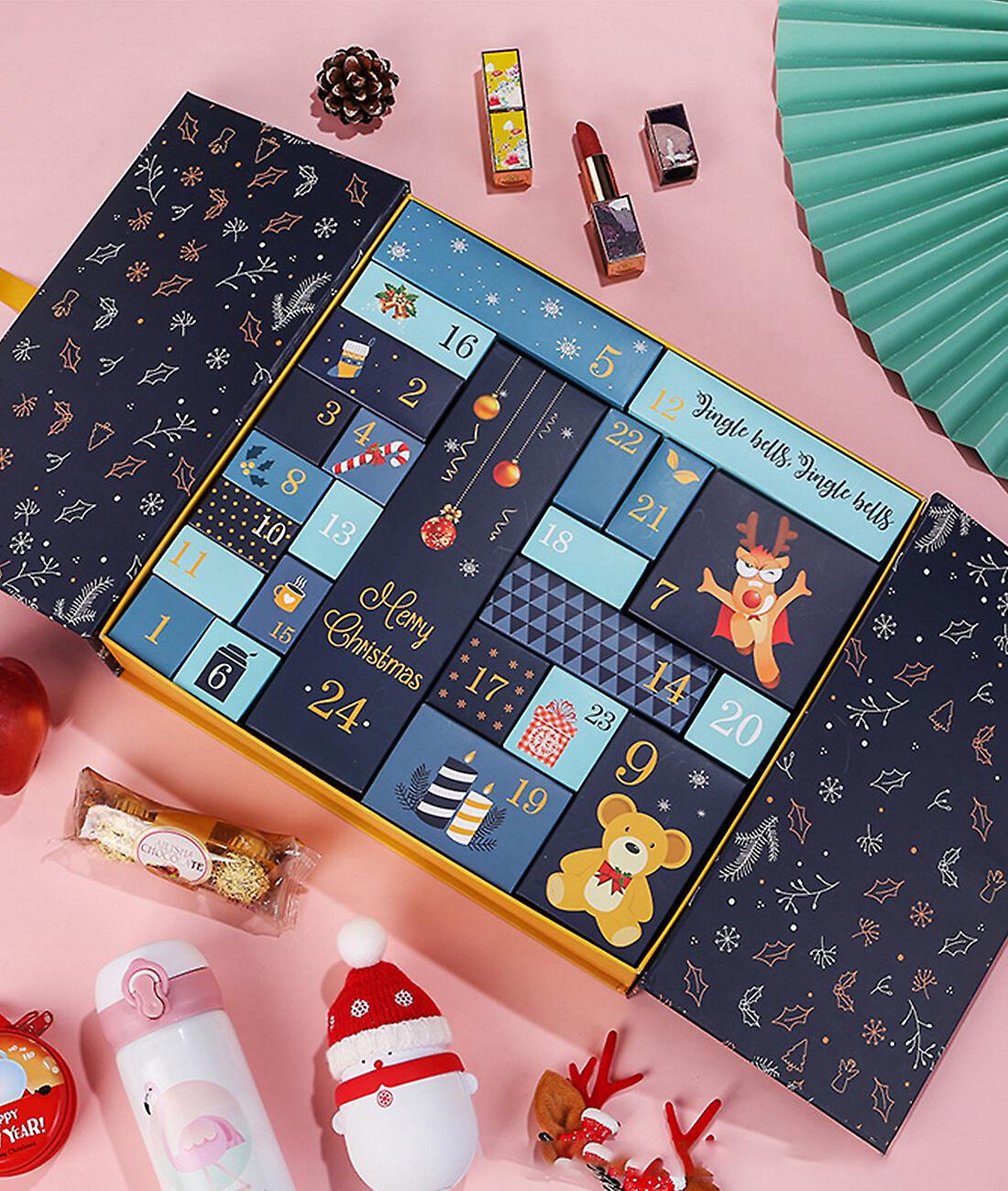 Christmas Advent Calendar Gift Box Packaging-Forests