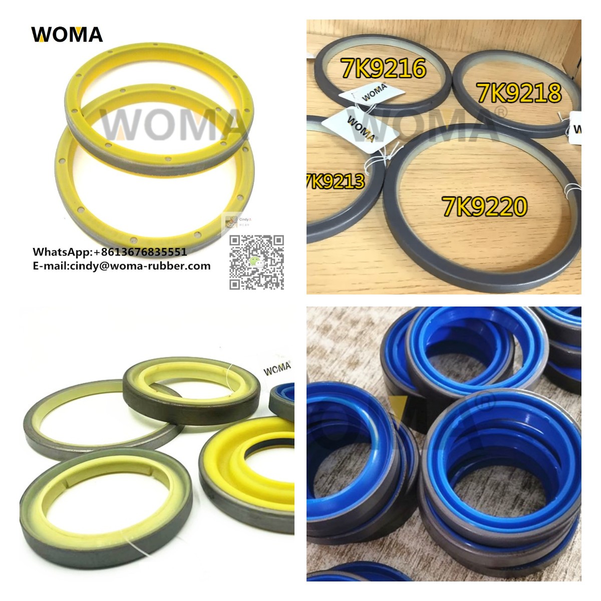 CATERPILLAR Dust seal , Press - in wiper seal,press-in, single lip ...