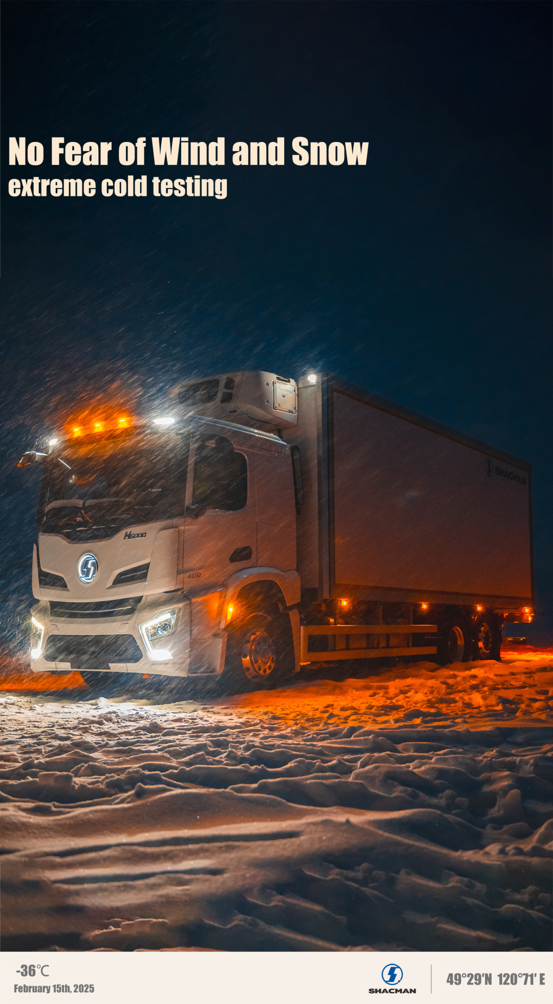 SHACMAN X6000 Refrigerated Truck: Unwavering in Snow and Storm, Boldly ...