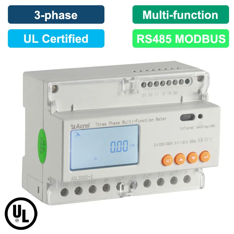 ADL3000 - EF/C Three - phase Multi - function DIN Rail Energy Meter ...