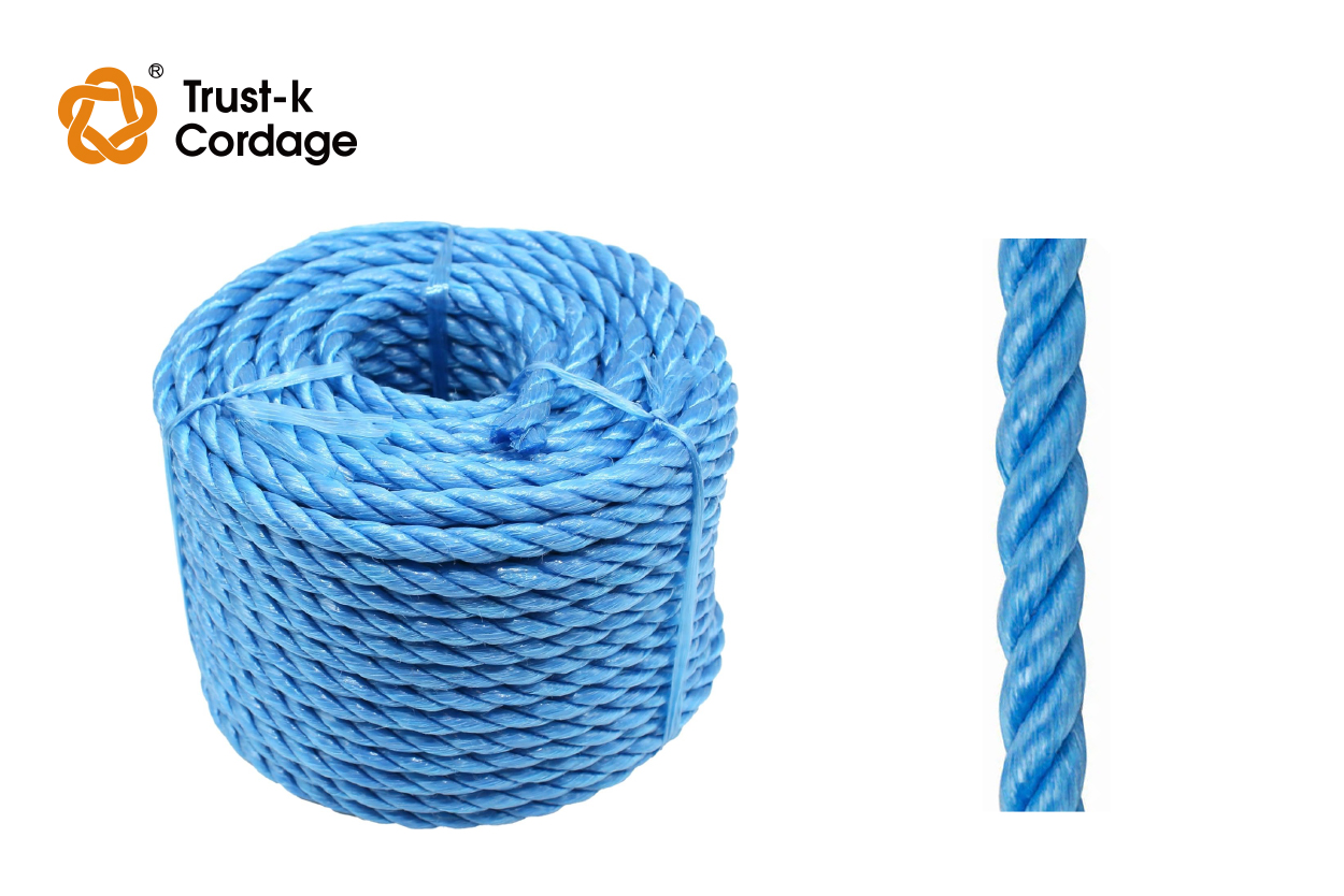3 - Strand PP Split Film Rope: Economical for Marine Use, Resistant to ...