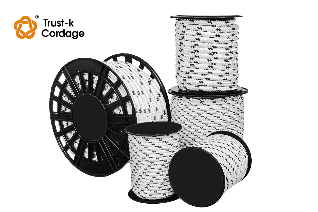 Polyester Double Braided Rope: Features Hot Melt Cutting, Easy Handling ...