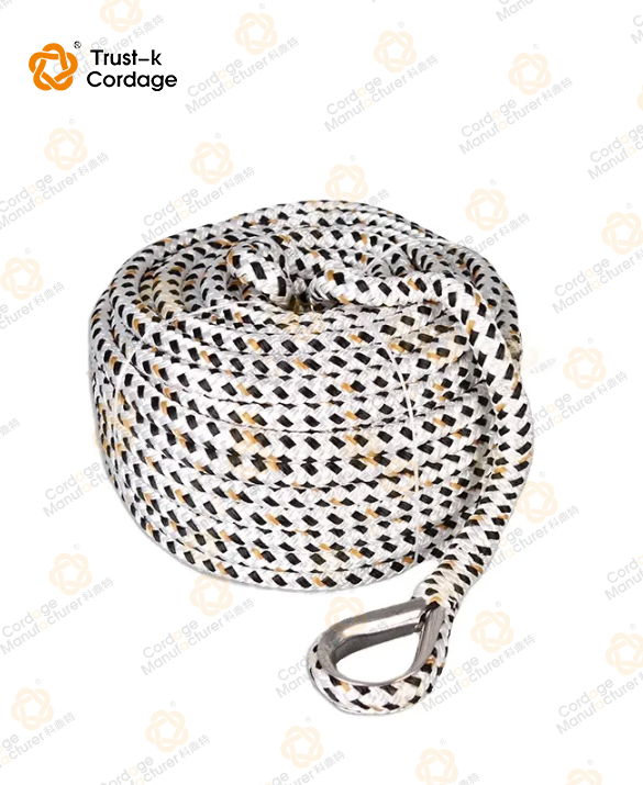 polyester double braid rope Dock line Marine ropes Double braid rope