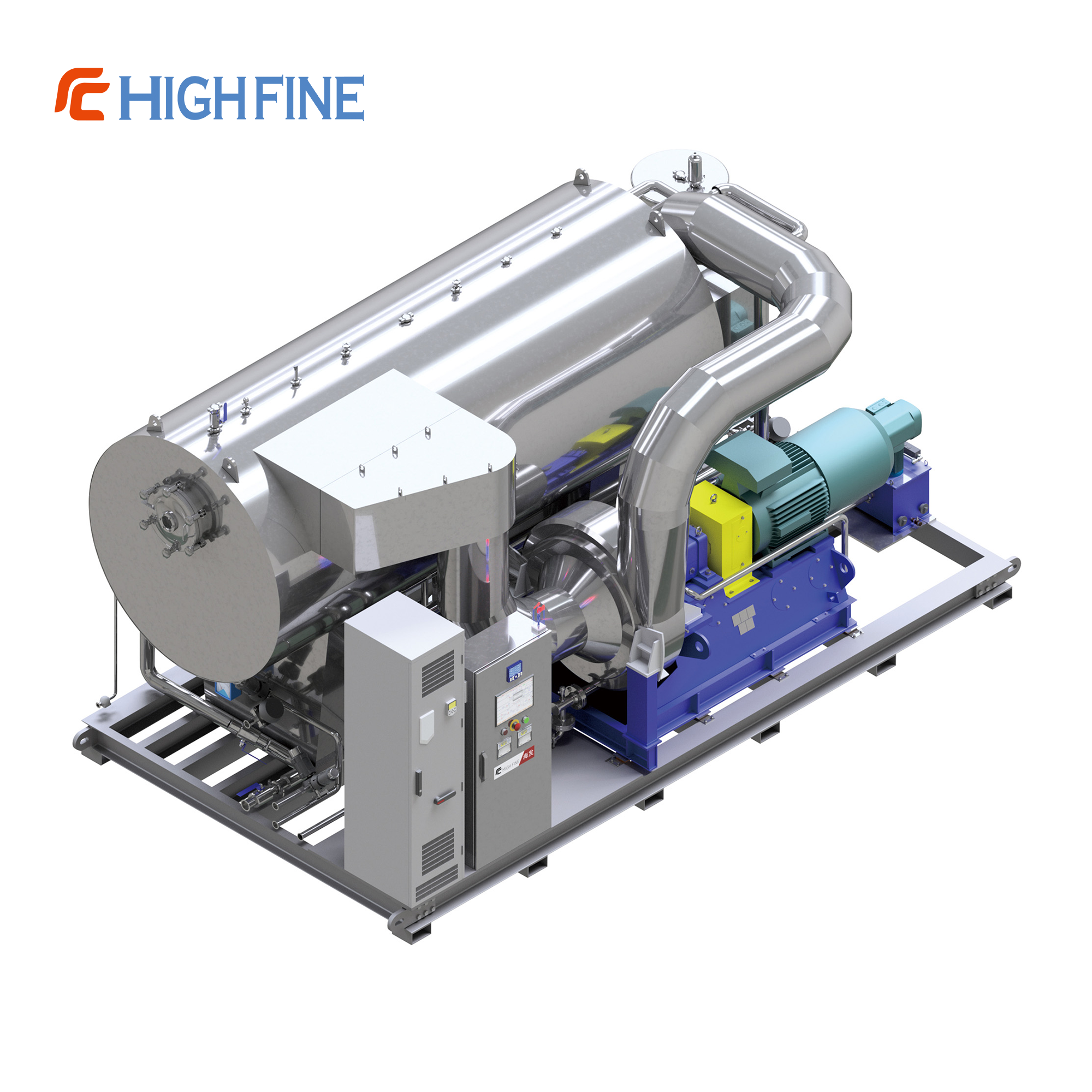 Compressor Distiller Vapor Compression Distiller 70% Steam Saving WFI