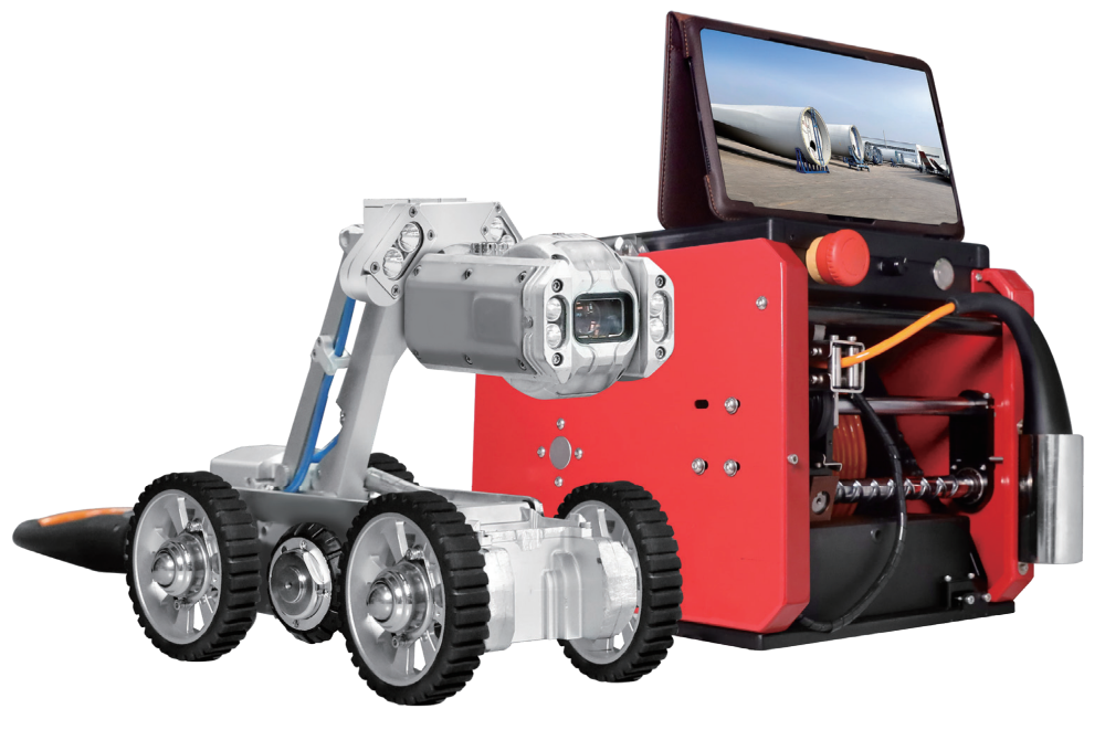 S150AF Wind Turbine Blade Pipe Inspection Robot: Compact, Long-Distance ...