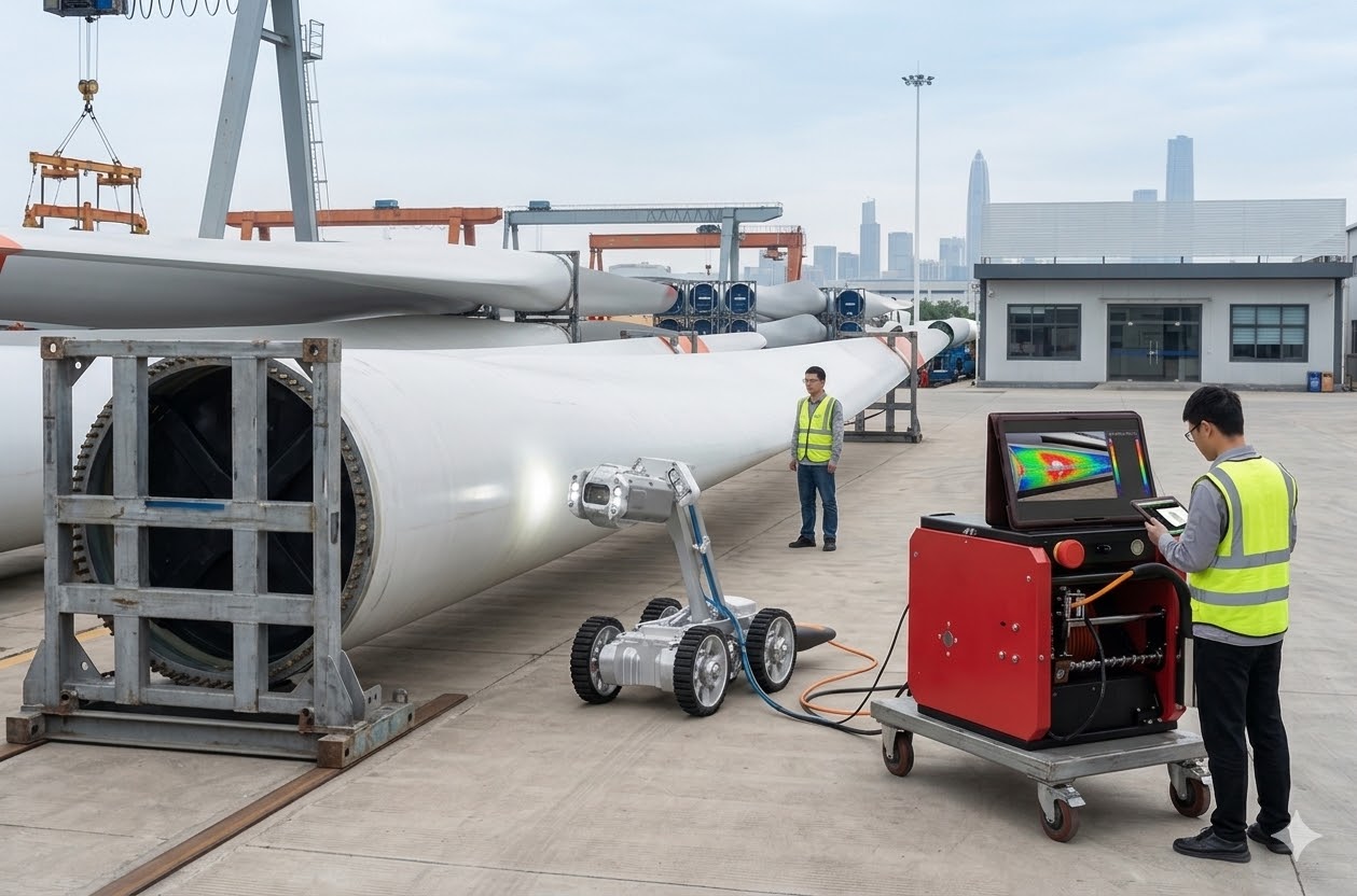 Inside the Tech: SROD’s 2.1MP HD Robot Detects Micro-Defects in Wind Blades