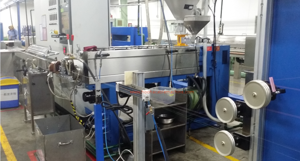 HH-OFC-70 Loose tube ribbon extrusion line for Outdoor Optic fiber Cable