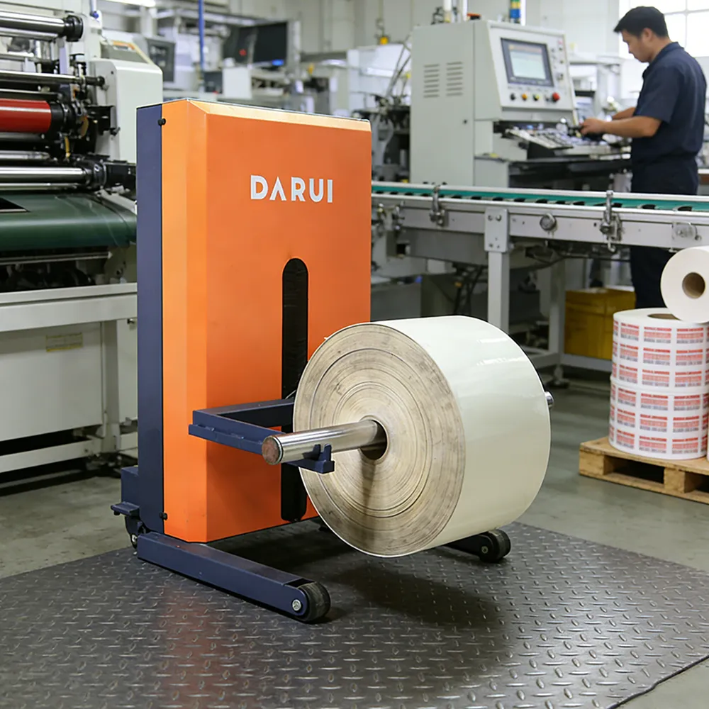 Label Reel Lifter: Efficient Handling Solution for Heavy Roll Feeding Work
