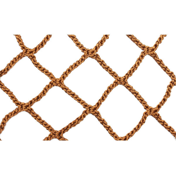 Durable polyester knotless safety net for tree top net and playground ...