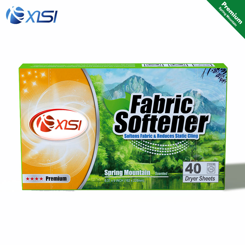 PremiumSpring Mountain mountainFabric Dryer SheetXISI Non Wovens