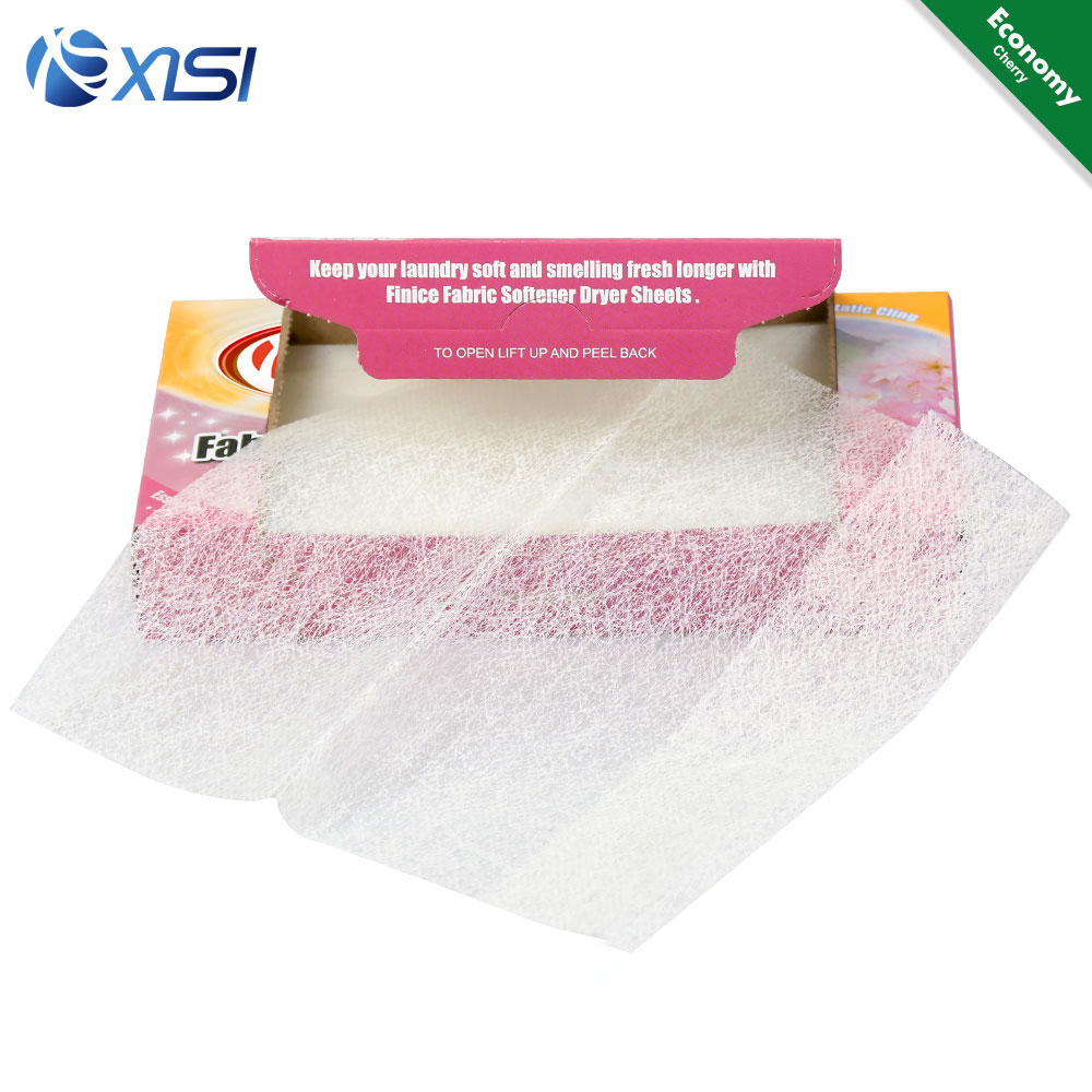 EconomyCherry ScentFabric Softener Dryer SheetXISI Non Wovens