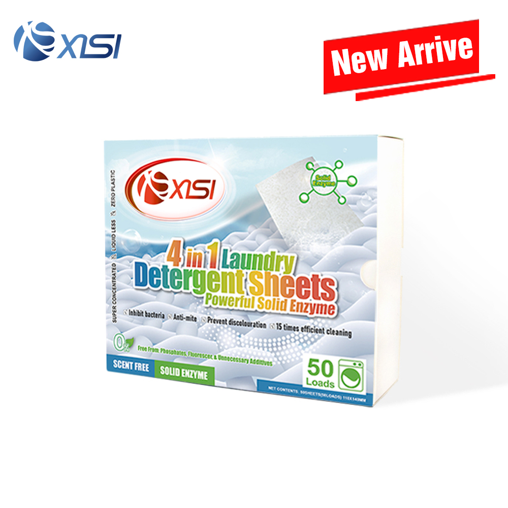 Premium Plus5 in 1 Solid Enzyme Laundry Detergent SheetXISI Non Wovens
