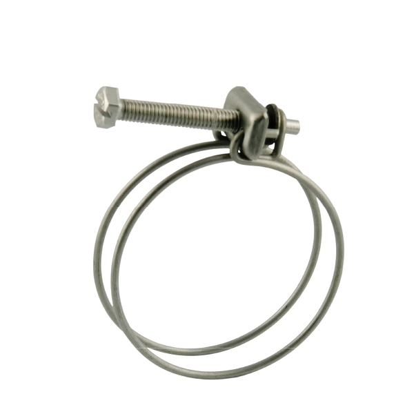 Double wire clampPerforated WormGear Clamps Hose Clamps Hose Clamp