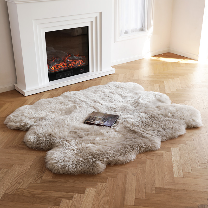 NZ sheepskin 6 pelt rugXiangyunsheepskin
