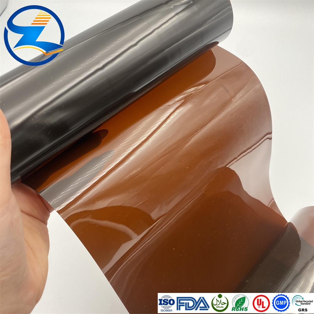 Brown translucent PVC film for pharmaceutical packagingShandong Top