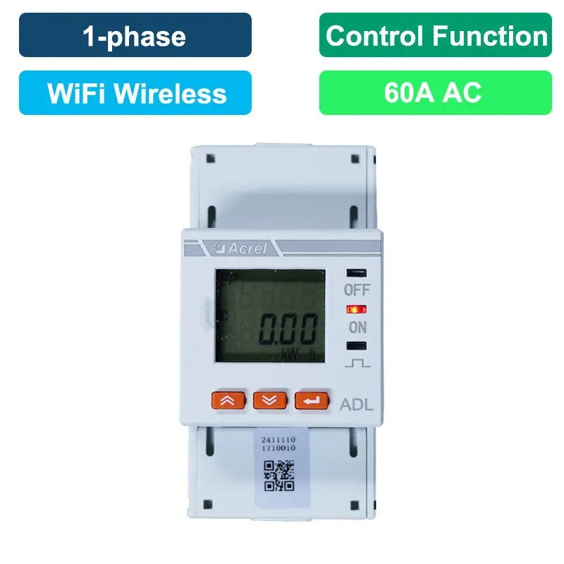 WIFI Wireless Prepaid Single Phase Meter with Internal Relay- Acrel