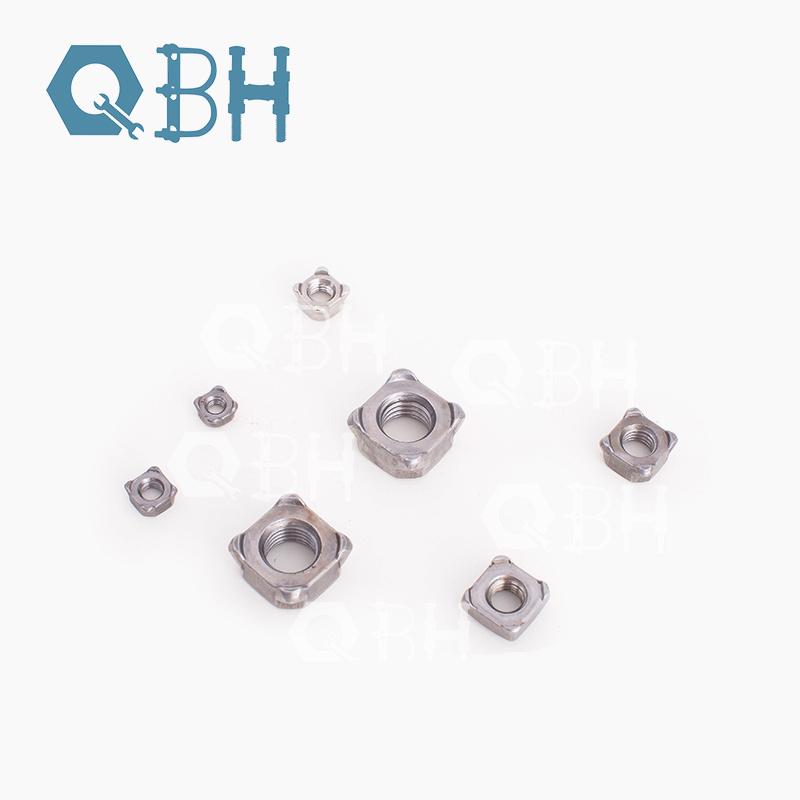 QBH Welding Square Nuts Stainless Steel 304 A270 M2 Square Nut