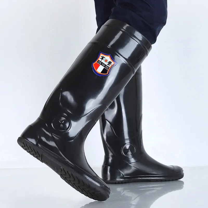 PVC rain boot injection molded with SmallBoss flexible compound