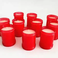 Crystal-clear PVC candle jars with glass-like transparency