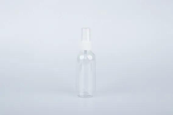 Transparent PVC cosmetic and personal care bottles