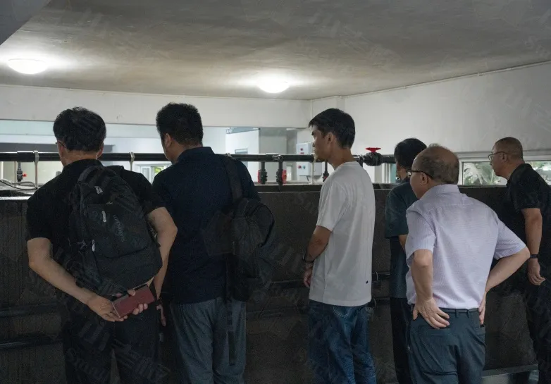ZJU research team tours Small Boss MBBR pilot-scale experimental facility