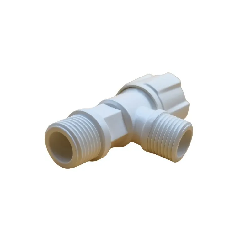 PVC ball valve injection molded with SmallBoss compound