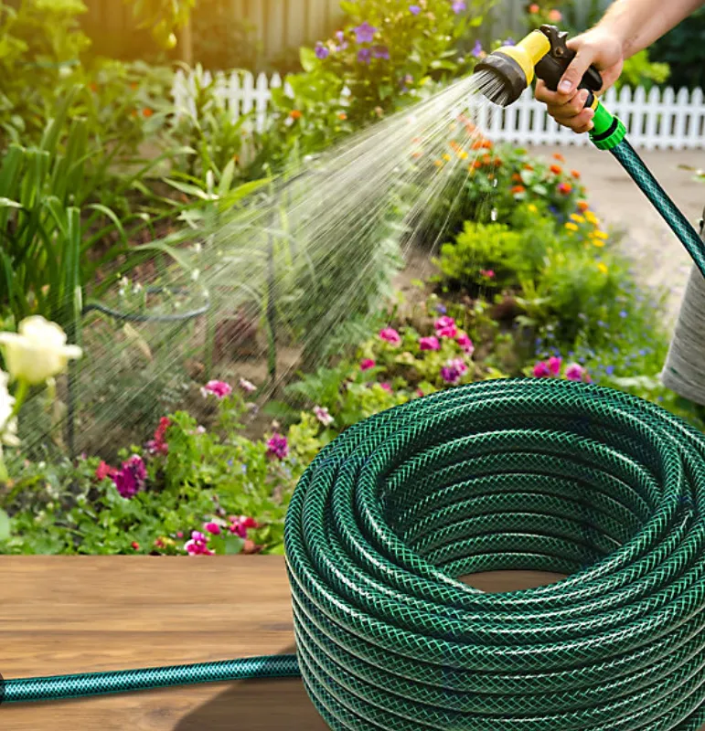 UV-resistant PVC garden hose with high rebound elasticity