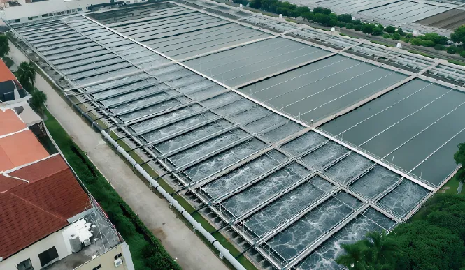 Large Scale Wastewater Treatment Basins