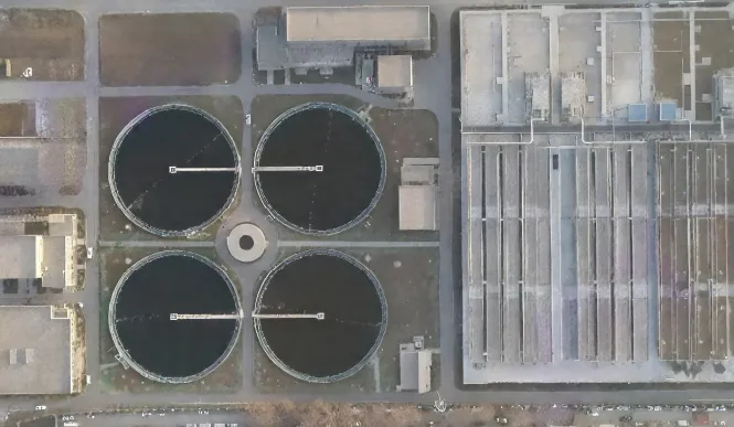 Municipal Treatment Plant Aerial