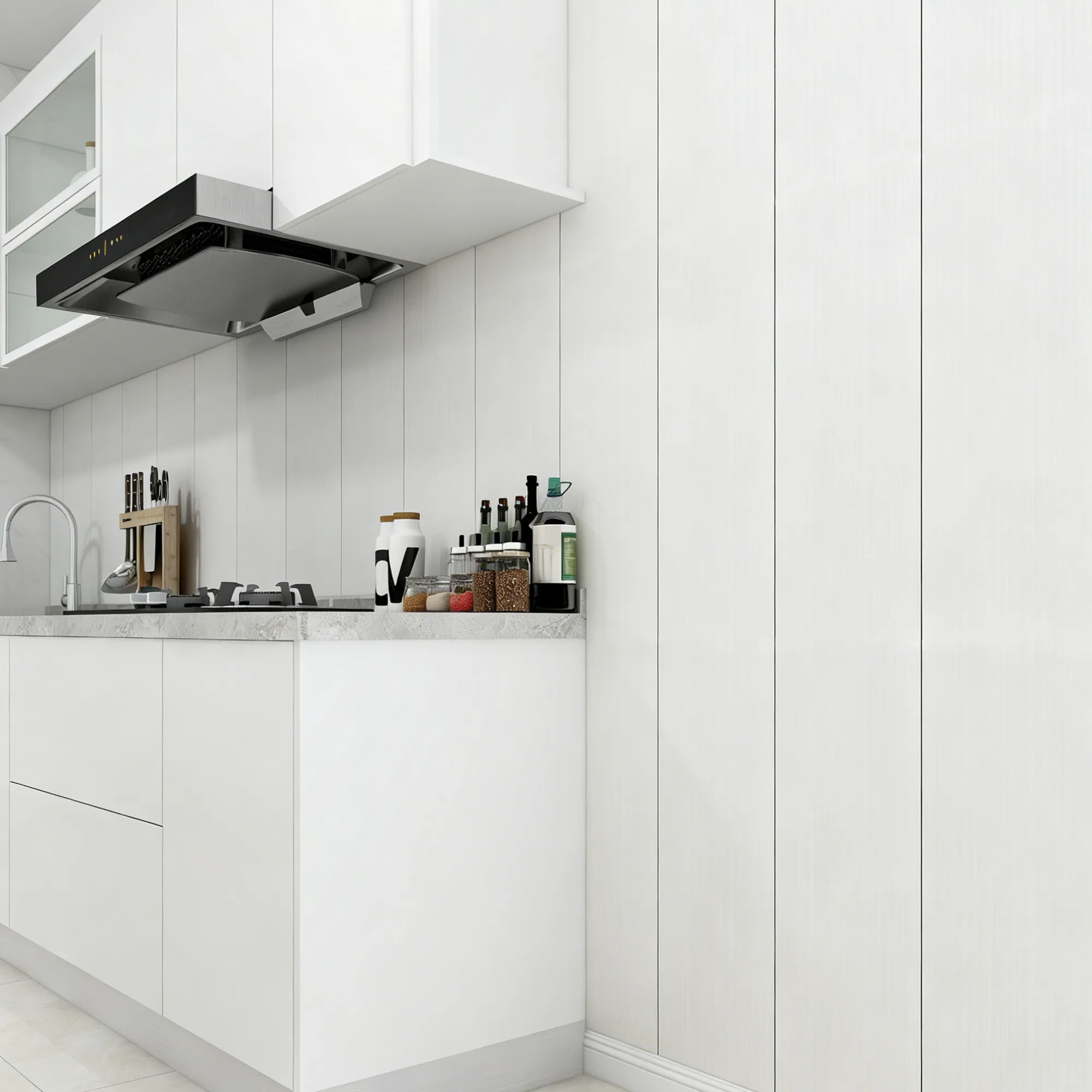Pvcu Kitchen Cladding Matte Finish Rigid PVC Profiles--PVC Panel