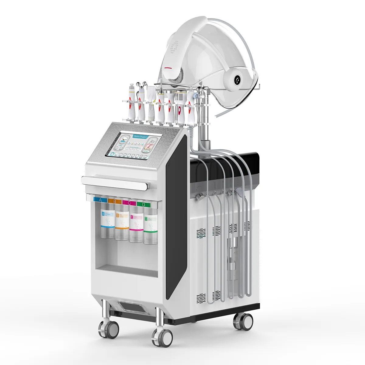 9 IN 1 Space Oxygen Beauty Facial Machine - 7 Color Led
