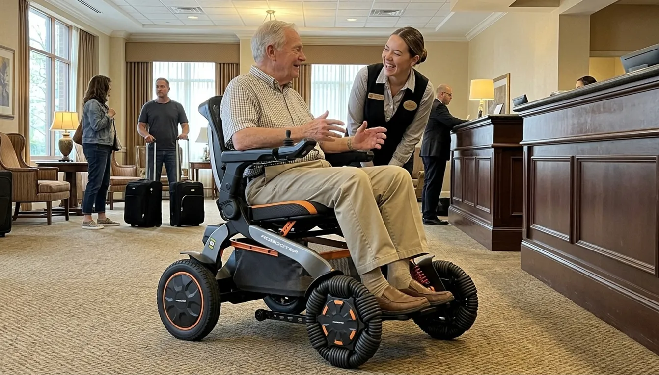 This mobility scooter arrived ahead of schedule, fully assembled and ready to use. Setting it up was a breeze! It folds down easily for convenient storage and is lightweight enough for my husband to lift and load into the truck when we go out. The scooter features a digital speedometer with three speed settings, plus headlights for nighttime use. The battery lasts a long time, allowing me to use it all day without worrying about recharging. It’s perfect for both indoor and outdoor use, providing great versatility.